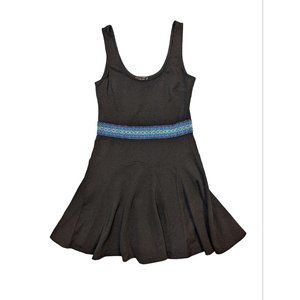 Kimcine Black Sleeveless A-line Stretch Dress Size L